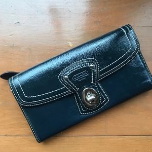 Navy coach wallet